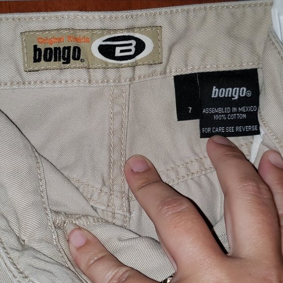 90's Vintage BONGO FLARED KHAKIS - Picture 3 of 5